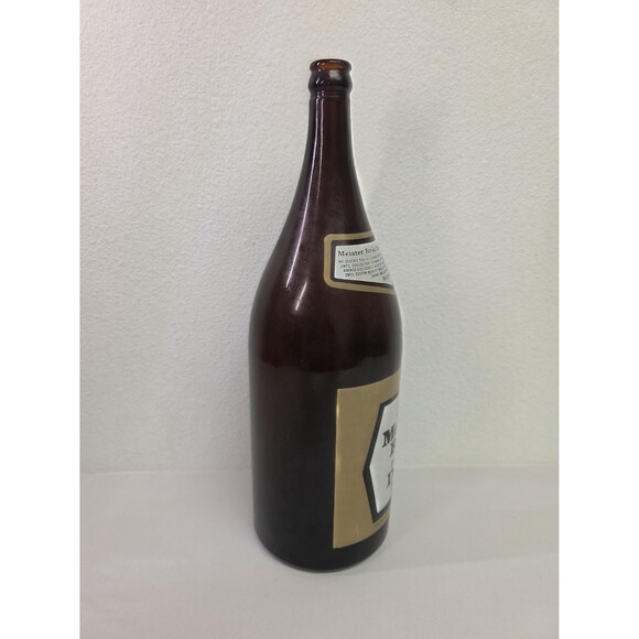 Vintage Collectible Meister Brau Premium Draft Beer Bottle Half Gallon Unique - Picture 2 of 8